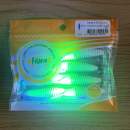 FishUp Tanta 2.5" #131 White / Hot Chartreuse - UV