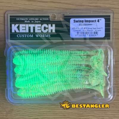 Keitech Swing Impact 4" Fire Perch - CT#23 - UV