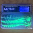 Keitech Swing Impact 4.5" Green Pumpkin Chartreuse - #401 - UV