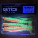 Keitech Easy Shiner 4" Fire Tiger - #449 - UV