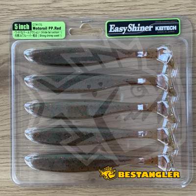 Keitech Easy Shiner 5" Motoroil PP. Red - CT#17