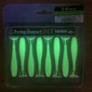 Keitech FAT Swing Impact 2.8" Chartreuse Shad - CT#13 - UV