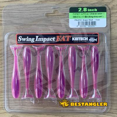 Keitech FAT Swing Impact 2.8" Grape Shad - PAL#12