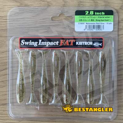 Keitech FAT Swing Impact 2.8" Watermelon Red / Glow - CT#24