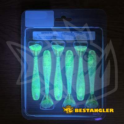 Keitech FAT Swing Impact 3.8" Chartreuse Ice Shad - CT#28 - UV2