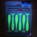 Keitech FAT Swing Impact 3.8" Chartreuse Ice Shad - CT#28 - UV1