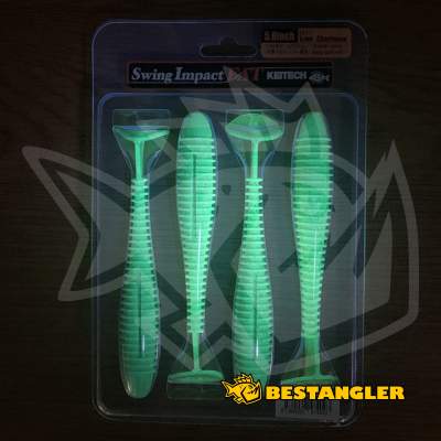 Keitech FAT Swing Impact 5.8" Lime / Chartreuse - #424 - UV1