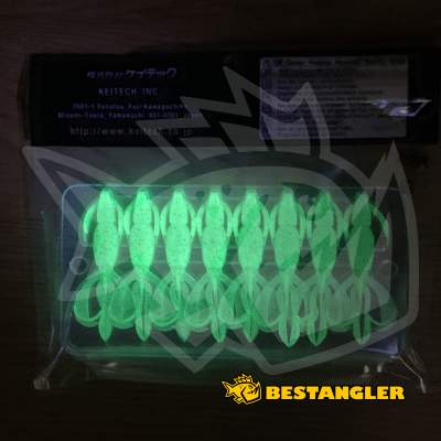 Keitech Crazy Flapper 2.8" Lime / Chartreuse - #424 - UV2