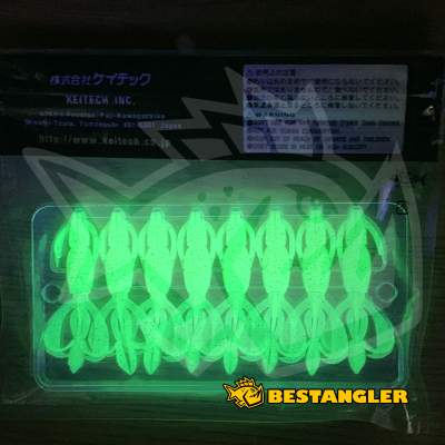 Keitech Crazy Flapper 2.8" Toxic Chart - LT#25 - UV2