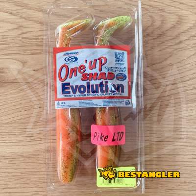 Sawamura One Up Shad 10" PIKE LTD #076 Orange Green