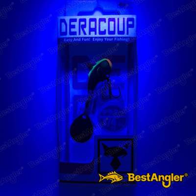 Jackall Deracoup 24 mm 1/4 oz 7 g Chartreuse Back Black - UV