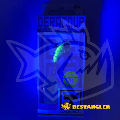 Jackall Deracoup 26 mm 3/8 oz 10 g HL Chartreuse Back Tiger - UV