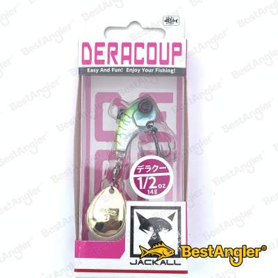 Jackall Deracoup 28 mm 1/2 oz 14 g HL Chart Back Tiger