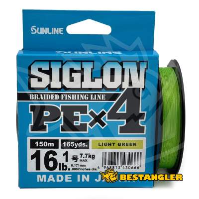 Sunline SIGLON PEx4 Light Green 150 m