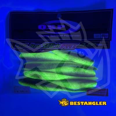 O.S.P DoLive Stick FAT 4.5" Green Pumpkin/Chart TW107 - UV