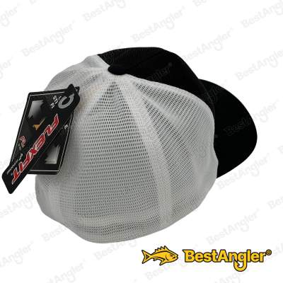 Kšiltovka BESTANGLER Flexfit černobílá celosíťovaná