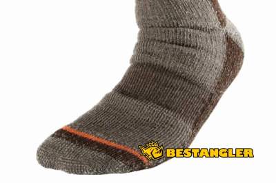 Merino ponožky Geoff Anderson Woolly sock hnědé