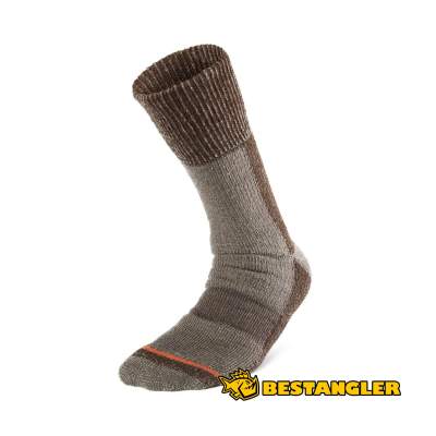 Merino ponožky Geoff Anderson Woolly sock hnědé