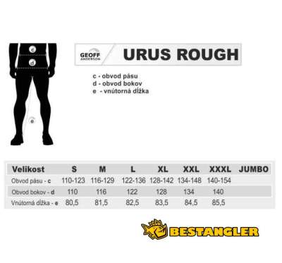 Geoff Anderson kalhoty Urus Rough maskáč