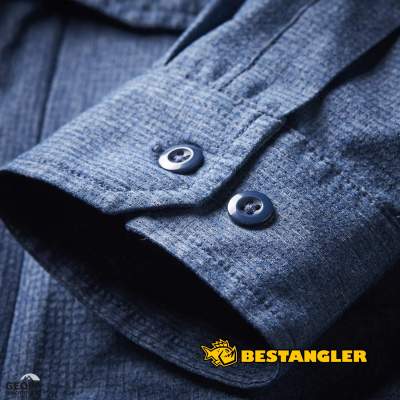 Geoff Anderson košile Zulo II dlouhý rukáv - modrá