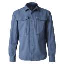Geoff Anderson košile Zulo II dlouhý rukáv - modrá
