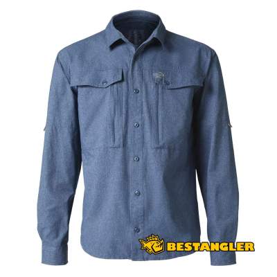 Geoff Anderson košile Zulo II dlouhý rukáv - modrá