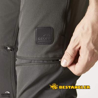 Geoff Anderson kalhoty Roxxo - černé - prodloužená délka