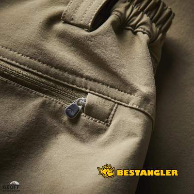 Geoff Anderson kalhoty & šortky ZipZone 2 - zelené