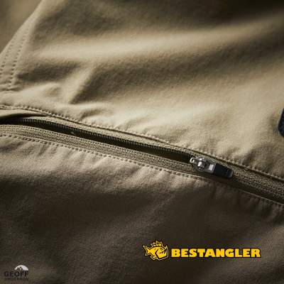 Geoff Anderson kalhoty & šortky ZipZone 2 - zelené