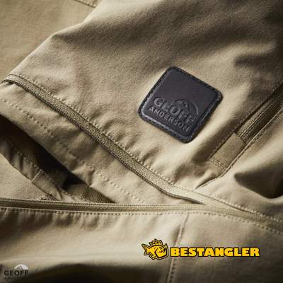 Geoff Anderson kalhoty & šortky ZipZone 2 - zelené