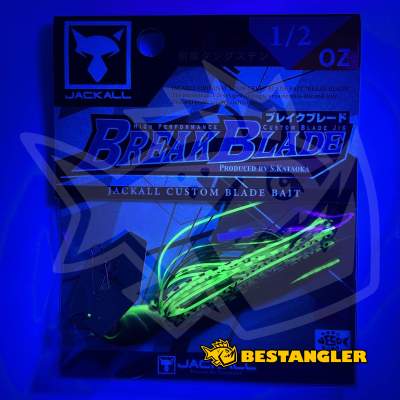 Jackall Break Blade 1/2 oz 14 g Green Pumpkin Chartreuse - 089837 - UV