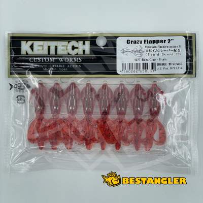 Keitech Crazy Flapper 2" Delta Craw - #407