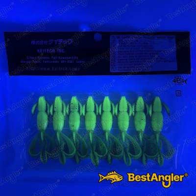 Keitech Crazy Flapper 2.8" Watermelon PP. / Yellow - #447 - UV