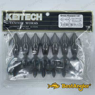 Keitech Crazy Flapper 3.6" Okeechobee Craw - #402