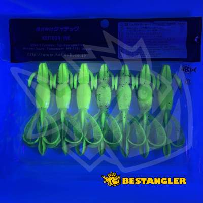 Keitech Crazy Flapper 3.6" Watermelon PP. / Yellow - #447 - UV