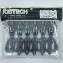 Keitech Crazy Flapper 4.4" Black Blue - #413