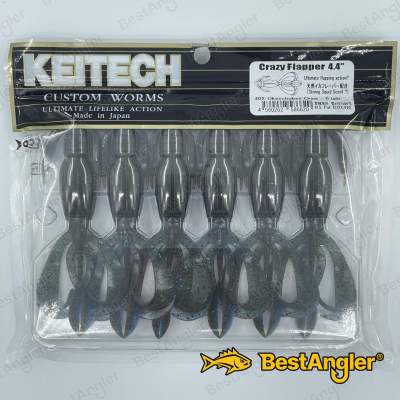 Keitech Crazy Flapper 4.4" Okeechobee Craw - #402