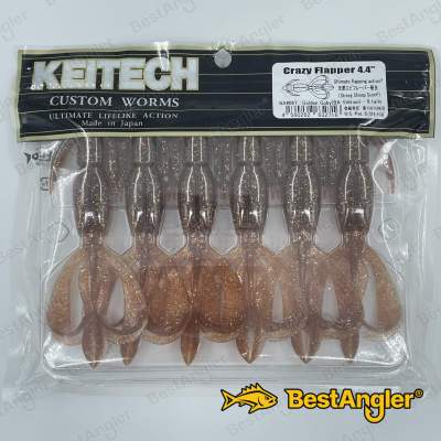 Keitech Crazy Flapper 4.4" Golden Goby - BA#06