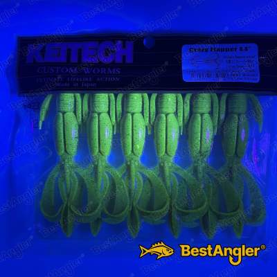 Keitech Crazy Flapper 4.4" Golden Goby - BA#06 - UV