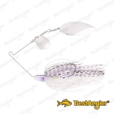 Keitech Tee-Bone Spinnerbait TW 1/2 oz 14 g Purple Pearl Shad