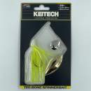 Keitech Tee-Bone Spinnerbait TW 3/8 oz 10.5 g White / Chart - TSTW38509