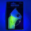 Keitech Tee-Bone Spinnerbait TW 3/8 oz 10.5 g White / Chart - TSTW38509 - UV