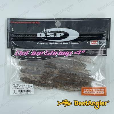 O.S.P DoLive Shrimp 4" Ghost Shrimp TW117