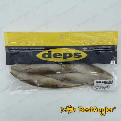 Deps Sakamata Shad 8" #114 Champagne Pepper / Neon Pearl