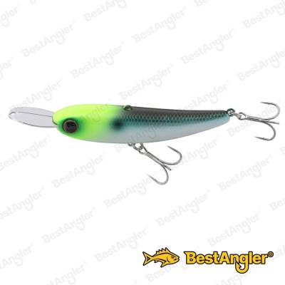 Jackall Riser Bait 008 Inakko Chartreuse Head