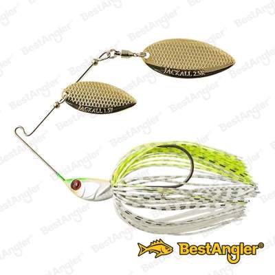 Jackall Super Dooon 3/8 oz 10.5 g Chartreuse Back White