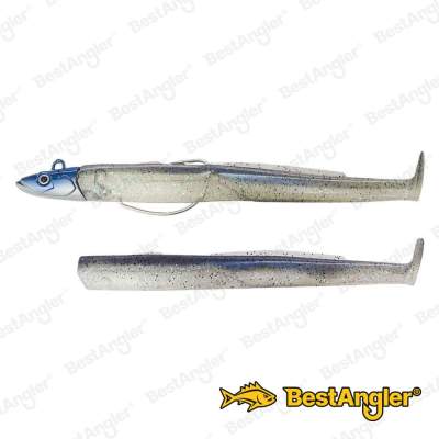 Fiiish Black Eel n°2 110 mm Combo Shore + Body - 8g - Electric Blue