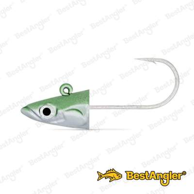 Fiiish Crazy Sand Eel n°3 150 mm Heads Shore 2x - 10g - Pearl Green