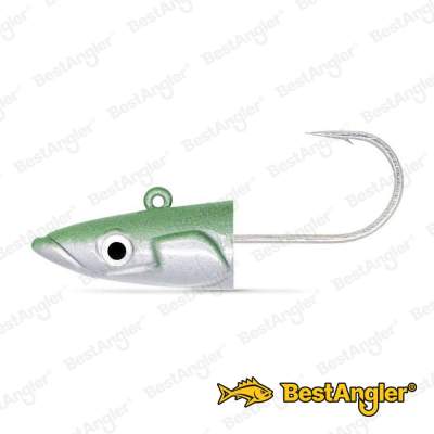Fiiish Crazy Sand Eel n°3 150 mm Heads Offshore 2x - 20g - Pearl Green
