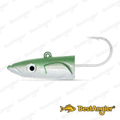 Fiiish Crazy Sand Eel n°3 150 mm Heads Deep 2x - 30g - Pearl Green
